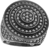 4 CTW-DIA BLACK DIAMOND RING